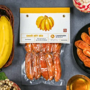 Chuối sấy dẻo đặc sản Langfarm