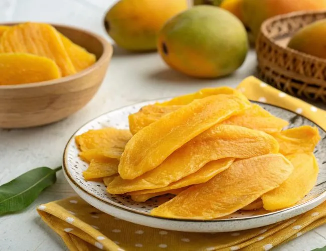 Làm xoài sấy khô